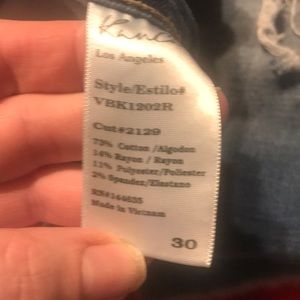 Kancan size 30 skinny’s